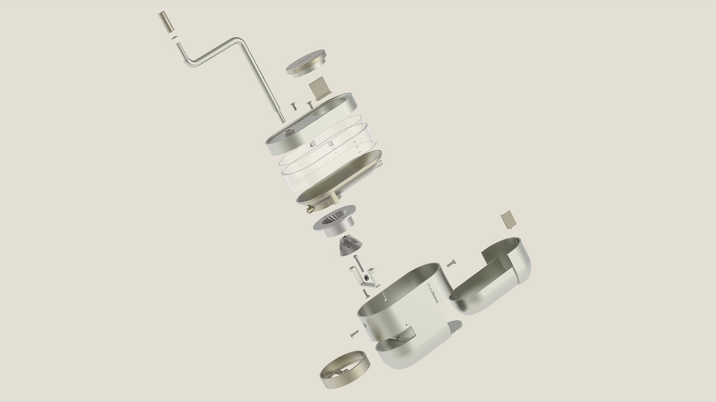 boringthings，Hand cranking，Grinding machine，coffee bean，MALA，