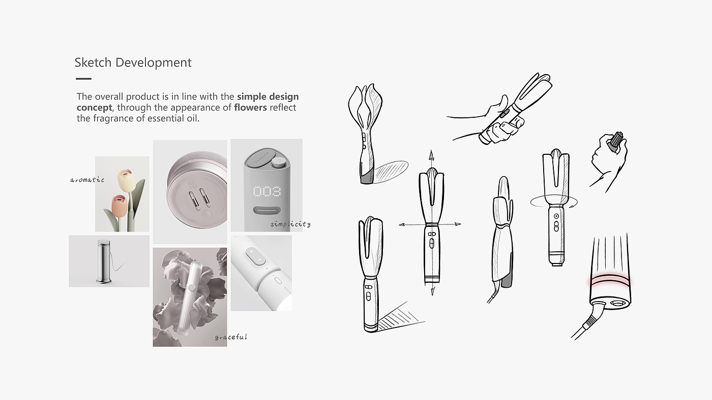 industrial design，product design，Hair stick，Personal care，Household appliances，