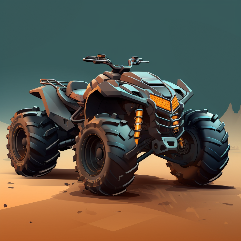 midjourney，AI design，ATV，Off-road vehicle，Dirt car，