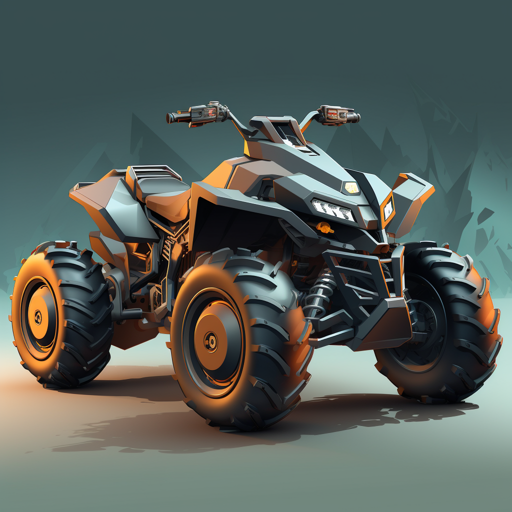 midjourney，AI design，ATV，Off-road vehicle，Dirt car，