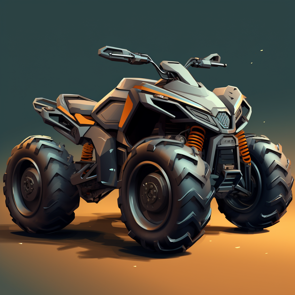 midjourney，AI design，ATV，Off-road vehicle，Dirt car，
