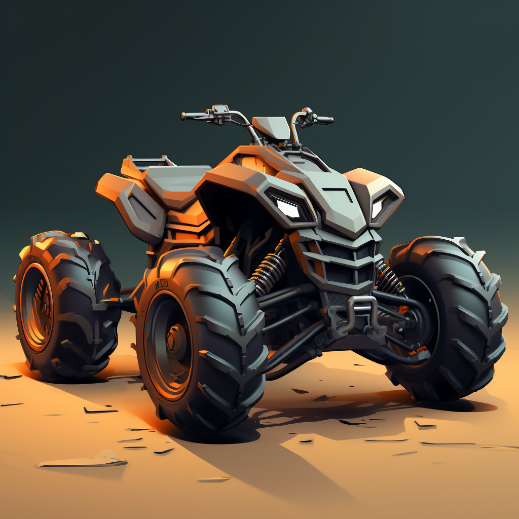 midjourney，AI design，ATV，Off-road vehicle，Dirt car，