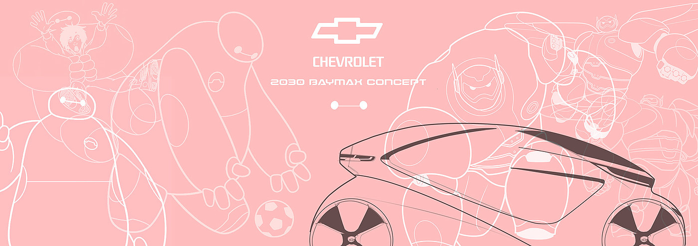 Chevrolet，Baymax，Elderly car，conceptual design，