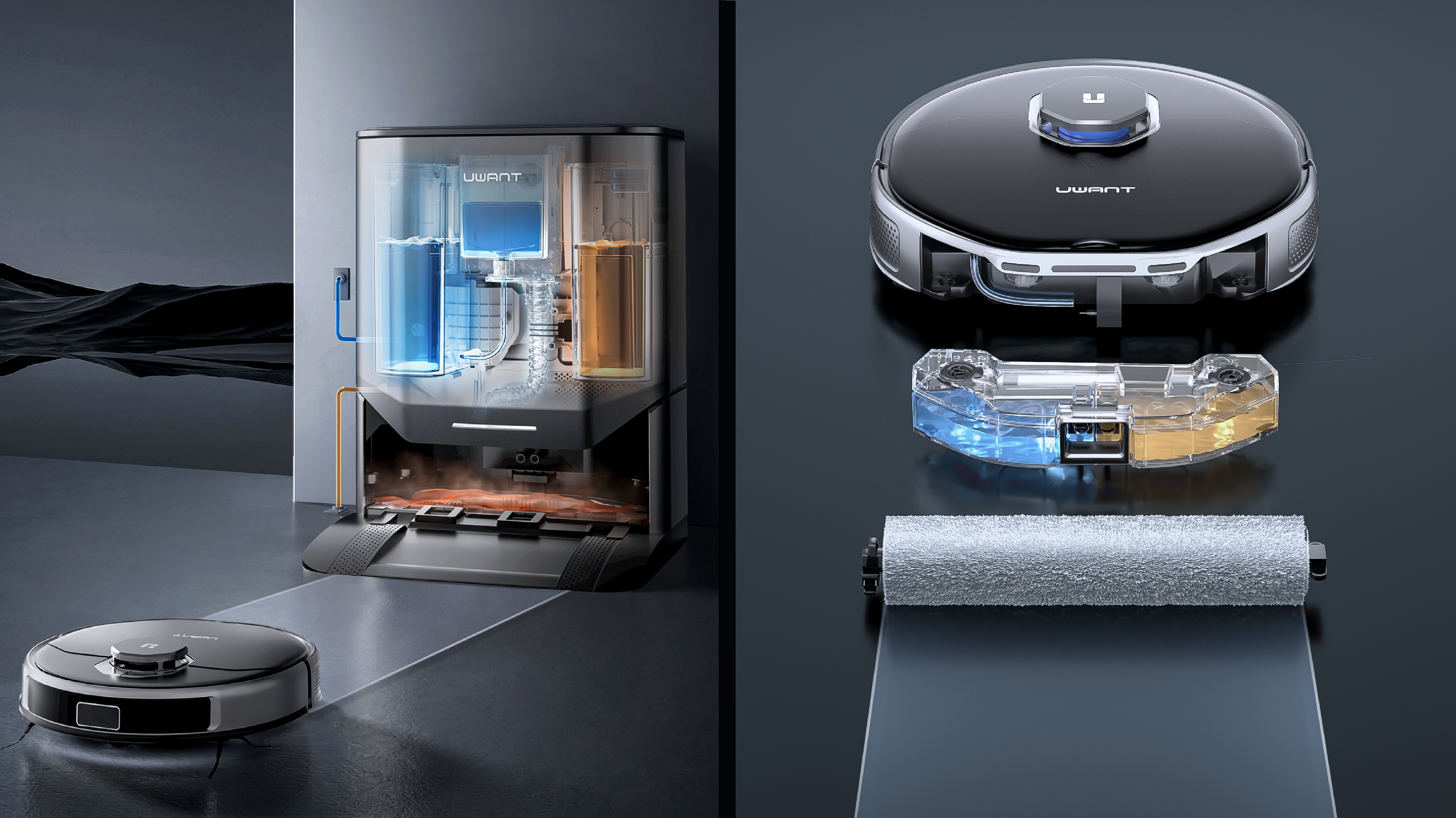 product design，industrial design，Scene rendering，Household appliances，Sweeping robot，Furniture Aesthetics，Intelligent life，