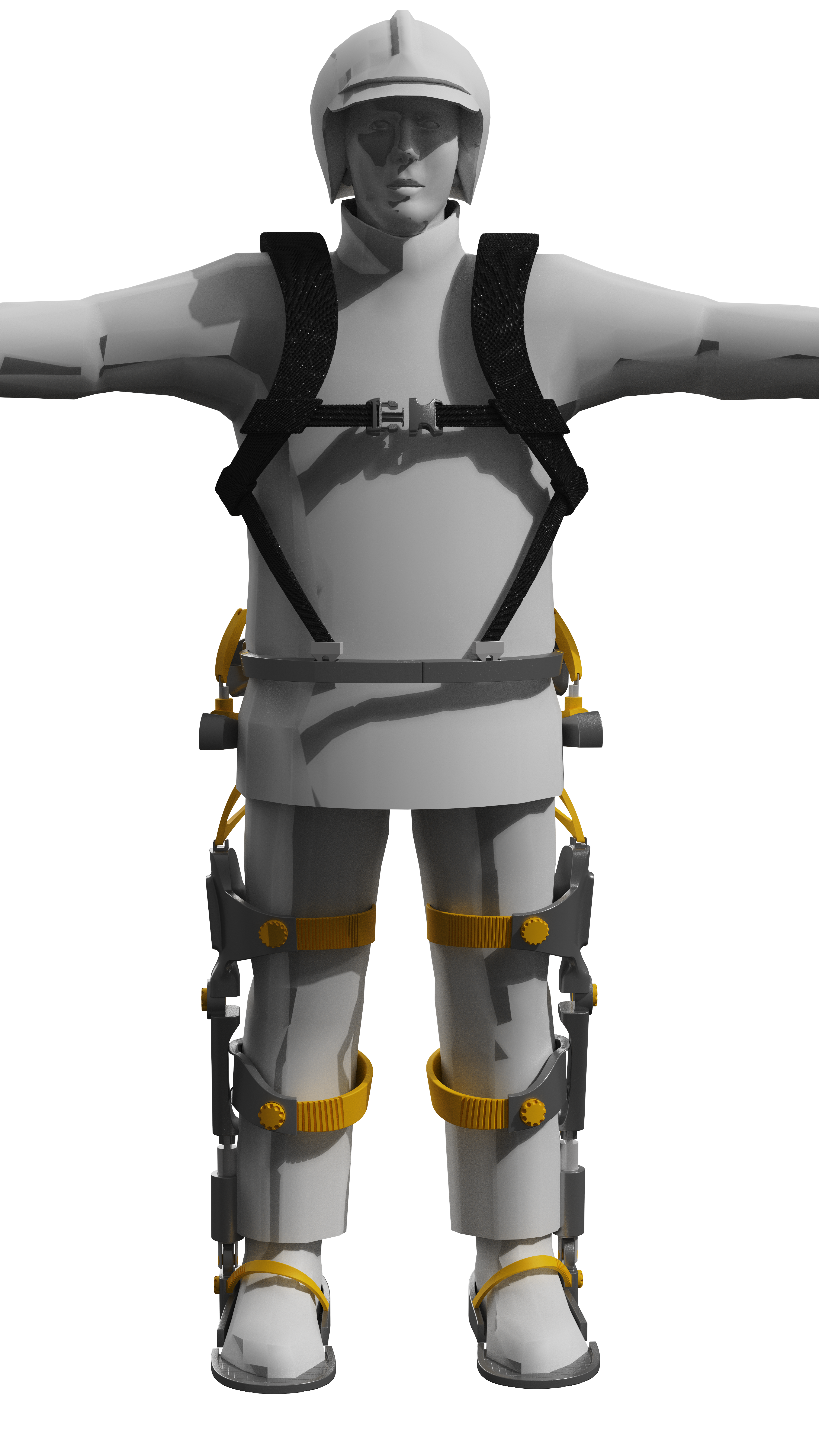 Exoskeleton，No power source，disaster relief，Mechanical assistance，