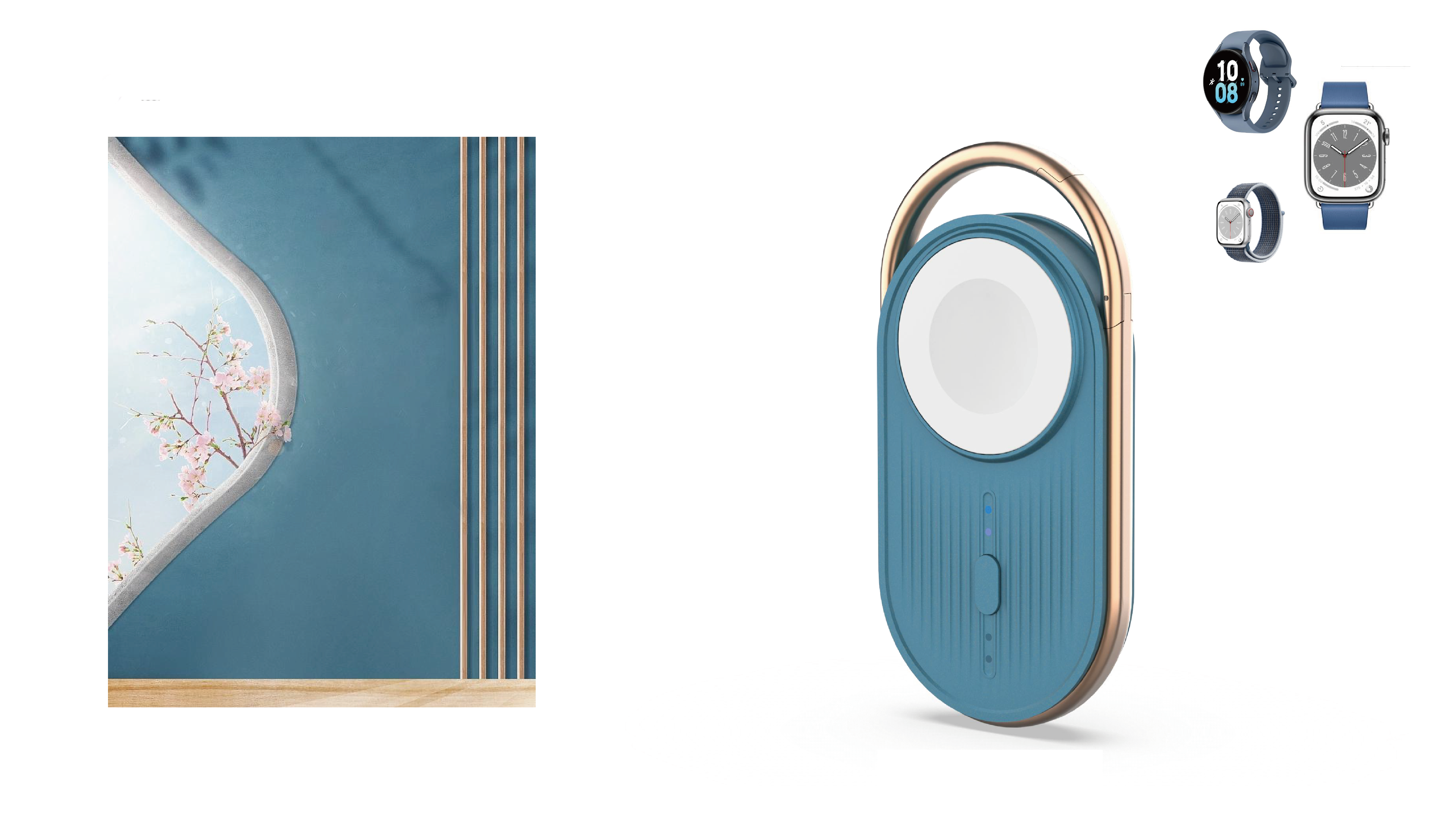 Wireless charging，Intelligent Watch，portable，