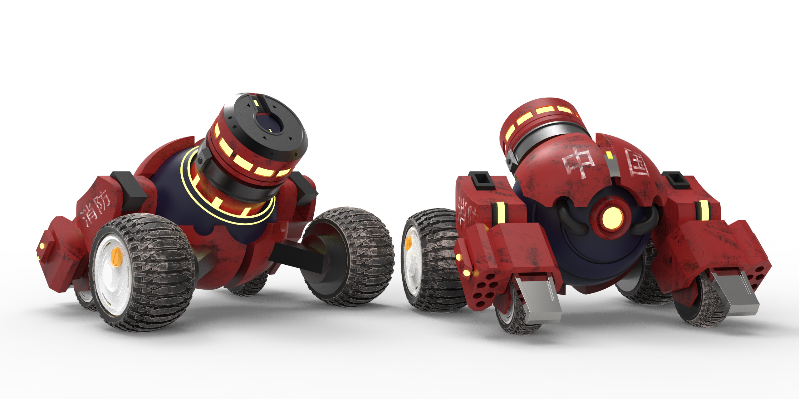 Forest Fire Fighting，conceptual design，product design，fire engine design，forest fire，