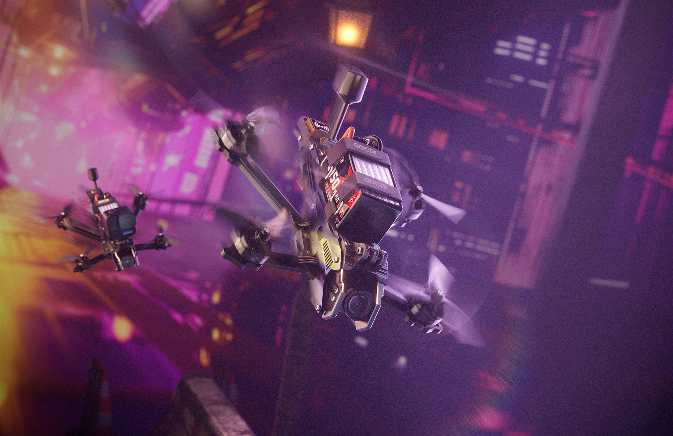 Crossing machine，UAV，FPV，