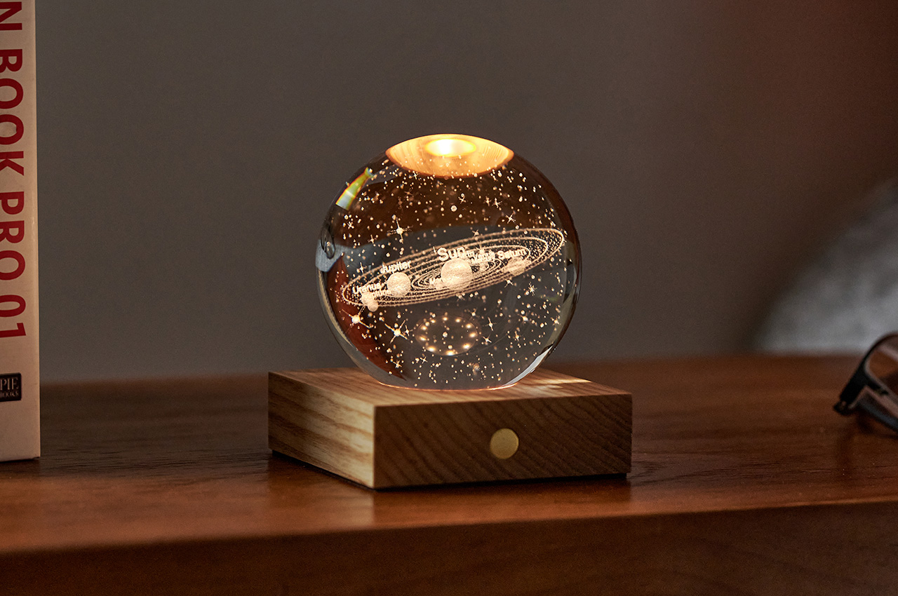 TikTok，Crystal ball lamp，product design，