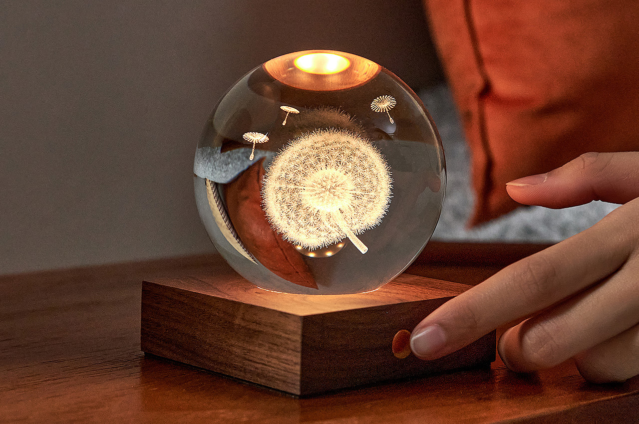 TikTok，Crystal ball lamp，product design，