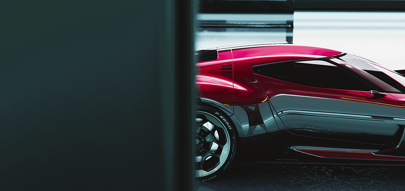 zero，gt，Sports car，cgi，conceptual design，