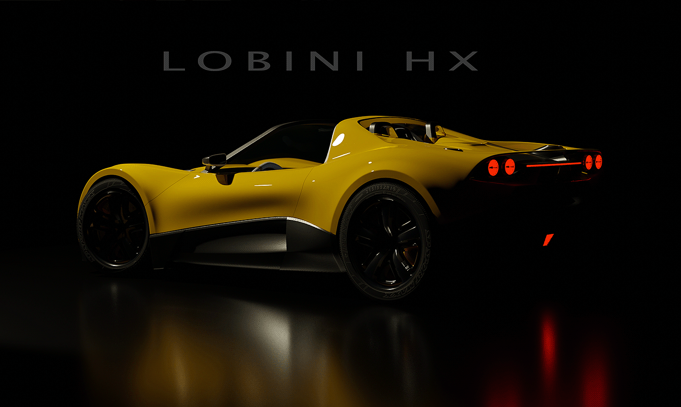 Lobini HX，vehicle，automobile，3d，industrial design，