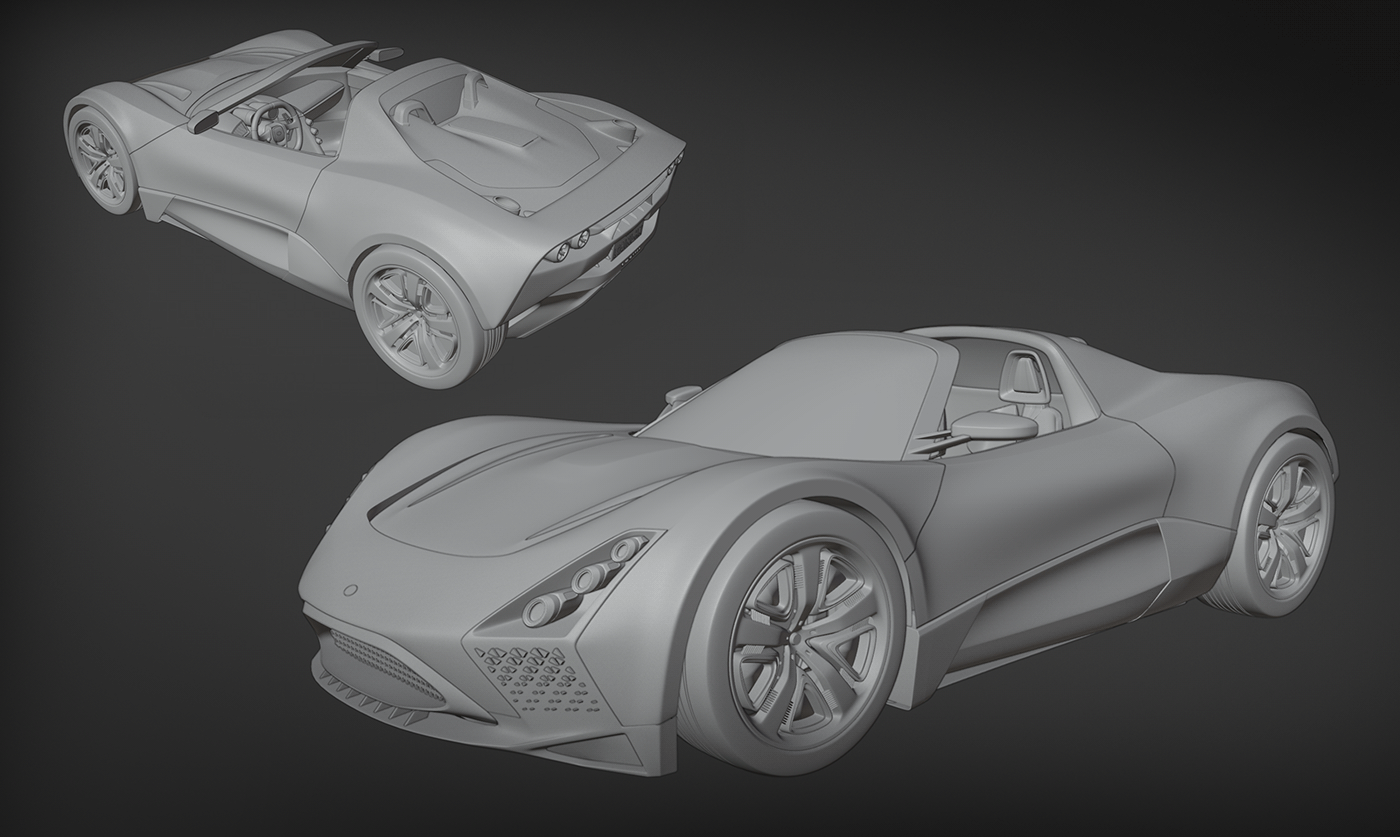 Lobini HX，vehicle，automobile，3d，industrial design，