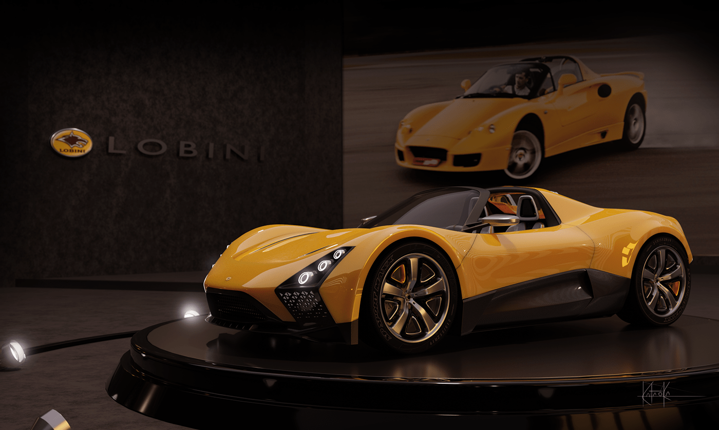 Lobini HX，vehicle，automobile，3d，industrial design，