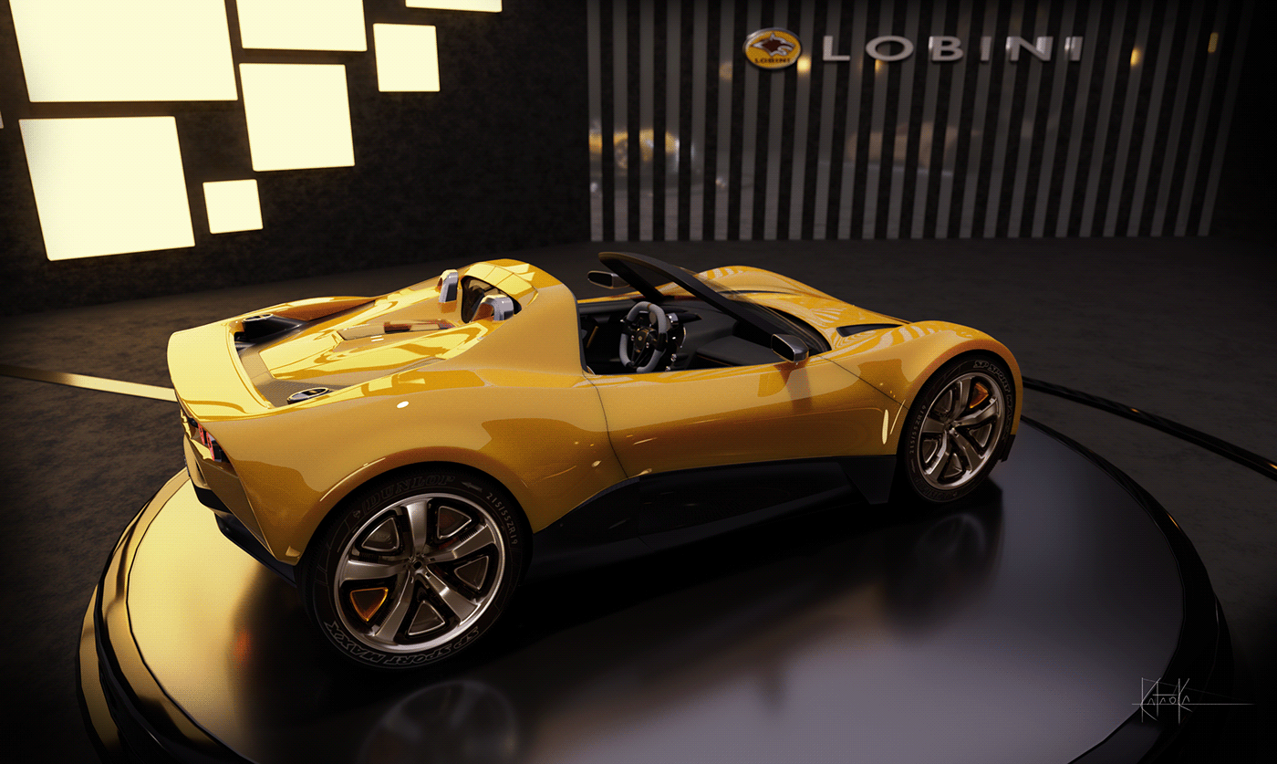 Lobini HX，vehicle，automobile，3d，industrial design，