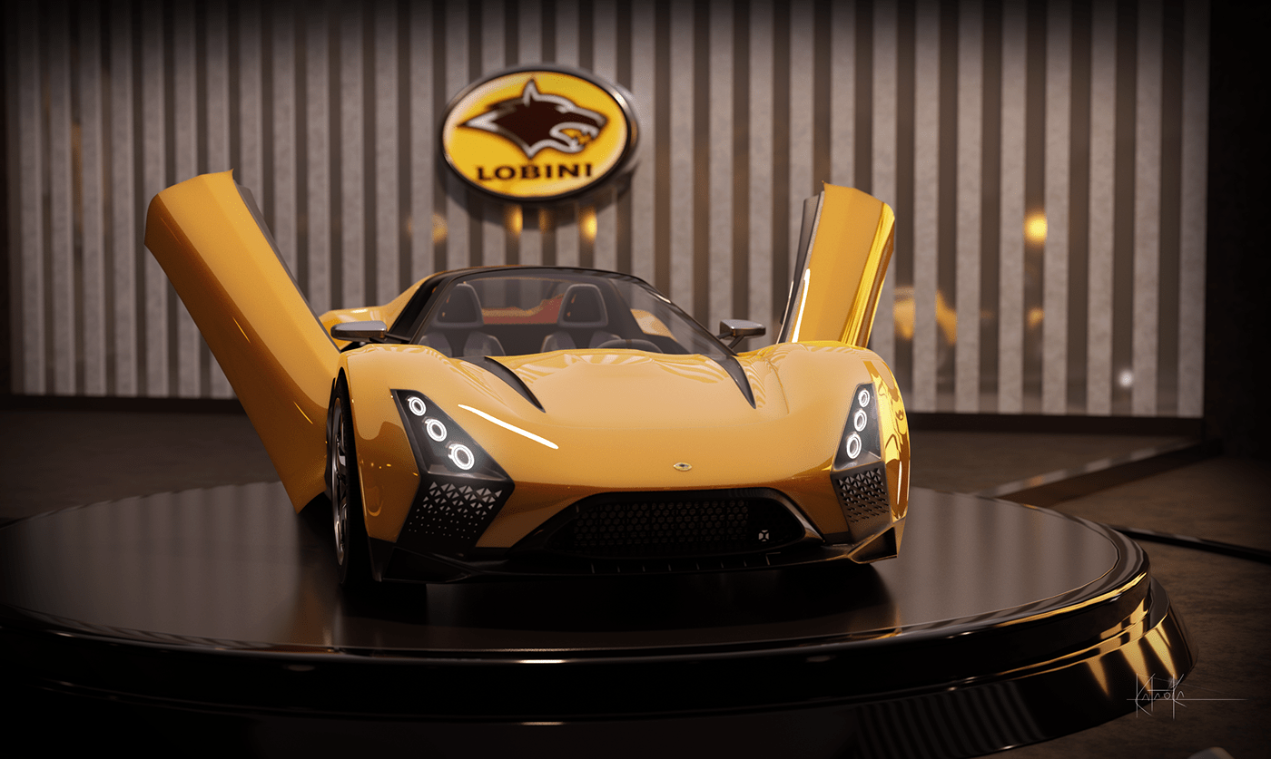Lobini HX，vehicle，automobile，3d，industrial design，
