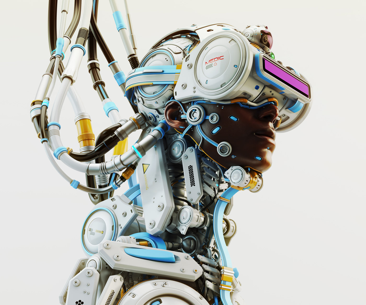 Cyber medic，Second generation，scifi，