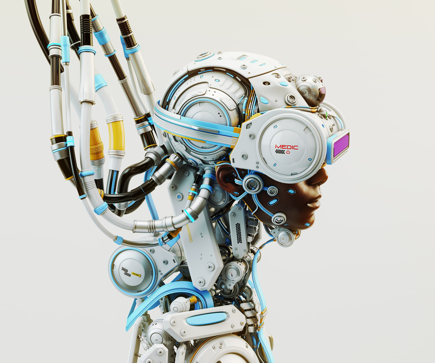 Cyber medic，Second generation，scifi，