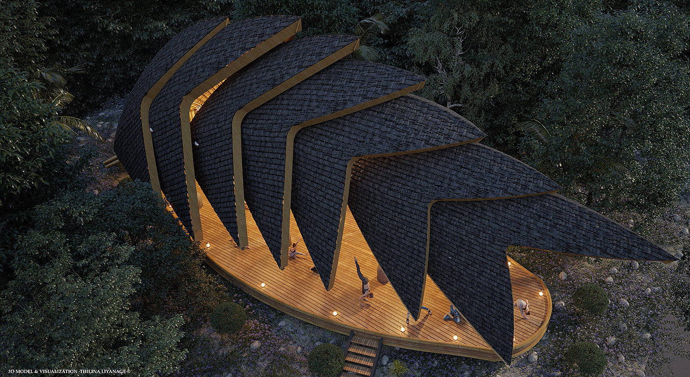 bamboo structure，Pangolin，similar shape，space，