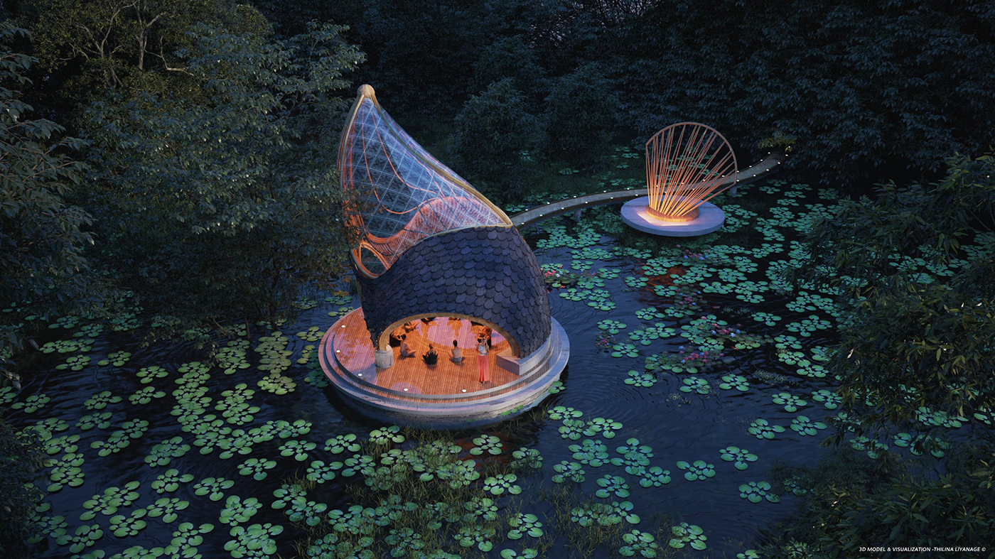 Dragon Fish，Yoga Studio，Architectural design，