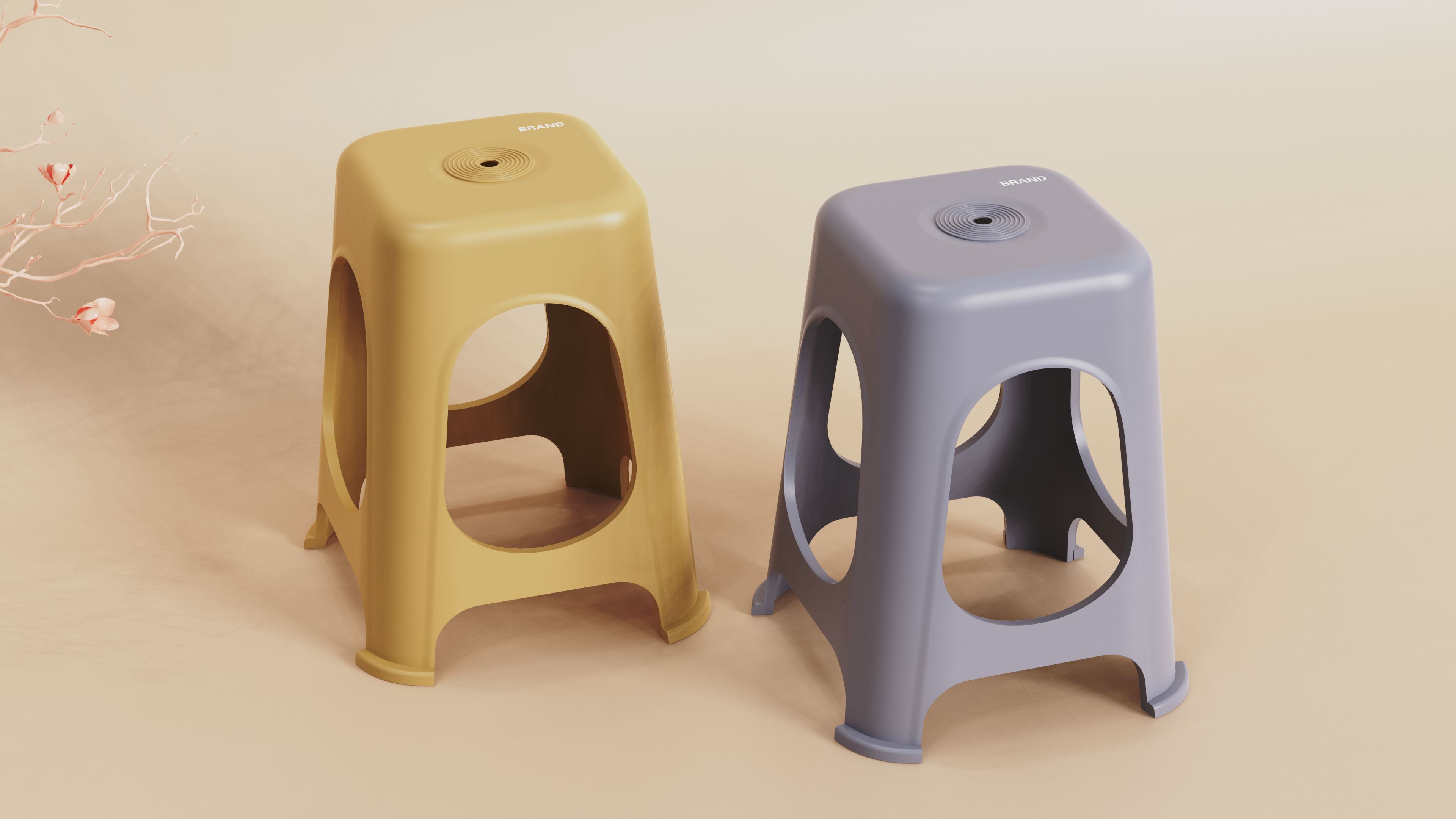 Plastic stool，High stool boy，stool，Adult stool，