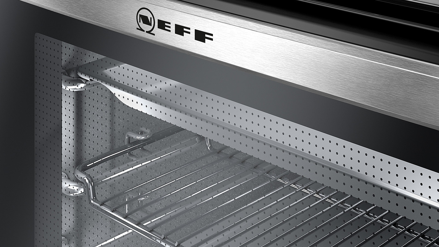 BSH Neff CGI oven，product design，