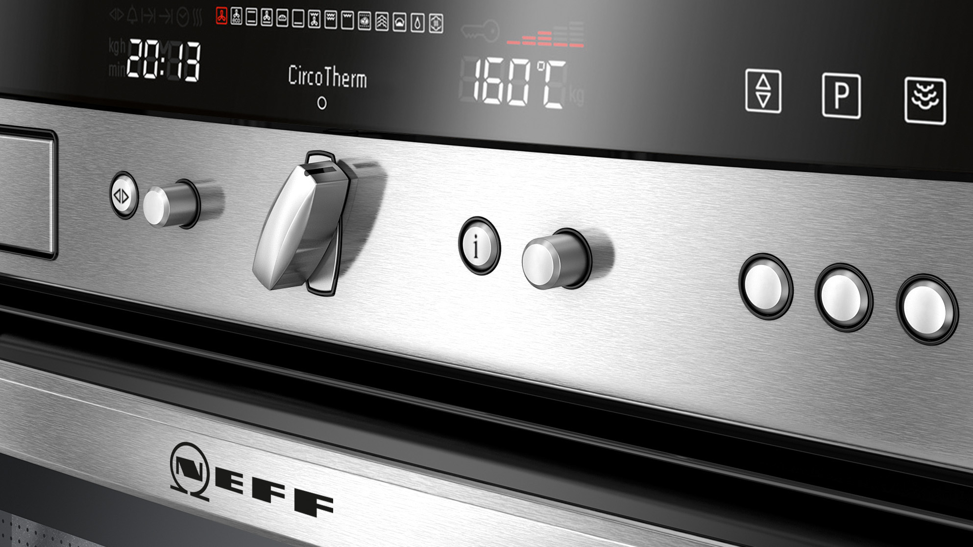 BSH Neff CGI oven，product design，