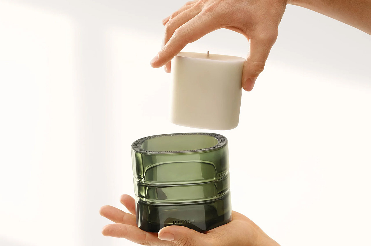 glass candle holder，Housewear & Furnishings，Candlestick，Cristina Celestino，
