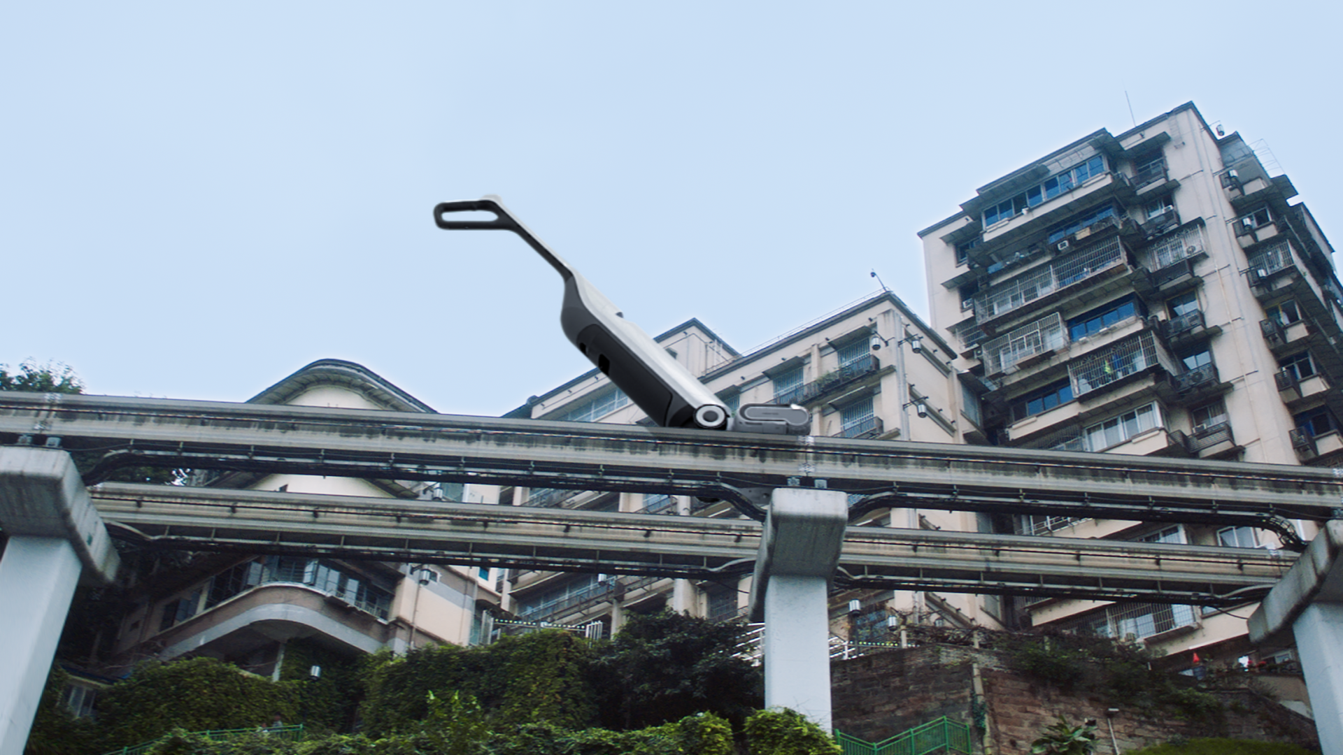 cgi，Stone Technology，Washing machine，three-dimensional，animation，real scene synthesis，Chongqing Liziba，Xi'an Drum Tower，