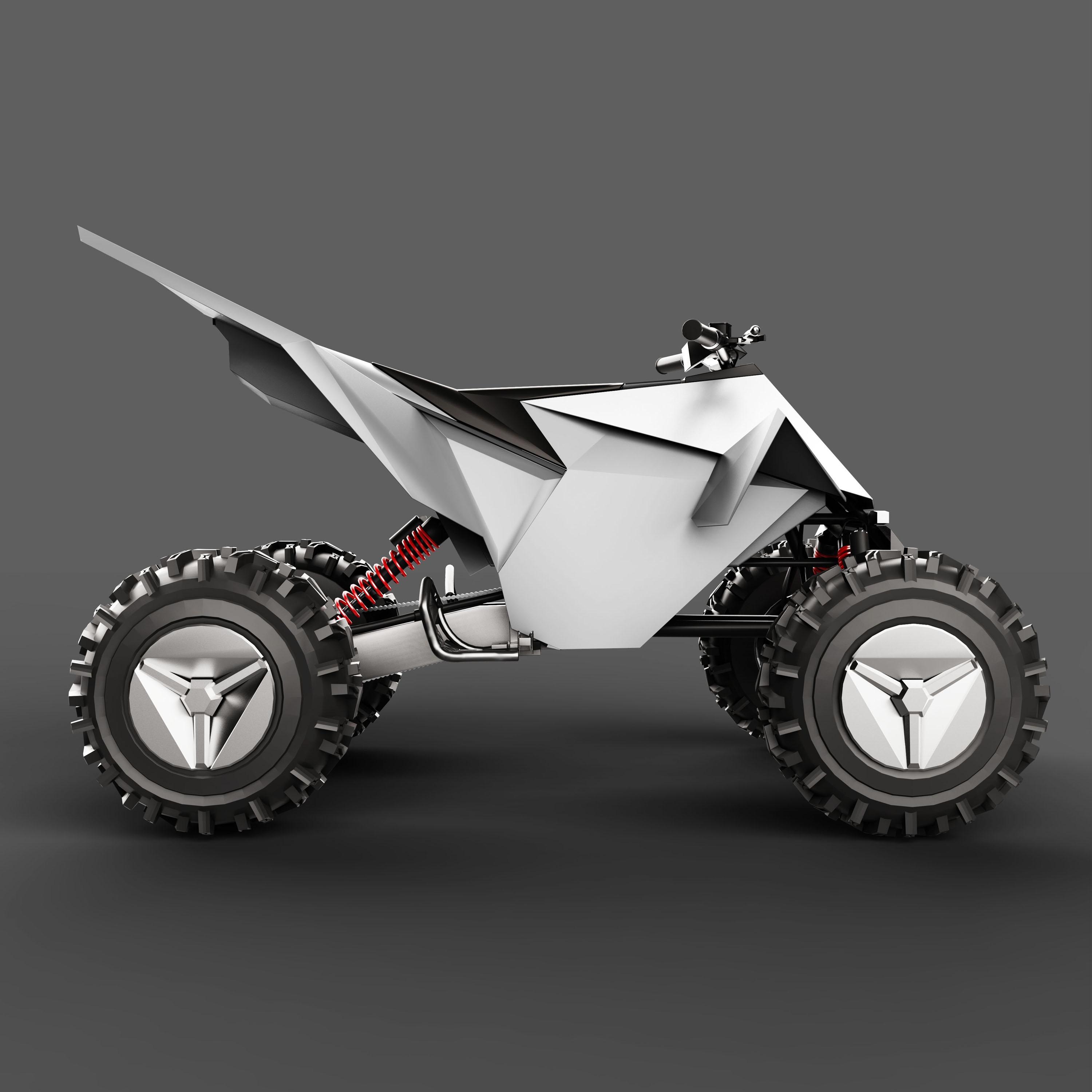 ATV，Tesla，Men's Toys，Toys，product design，Product rendering，scene，passion，
