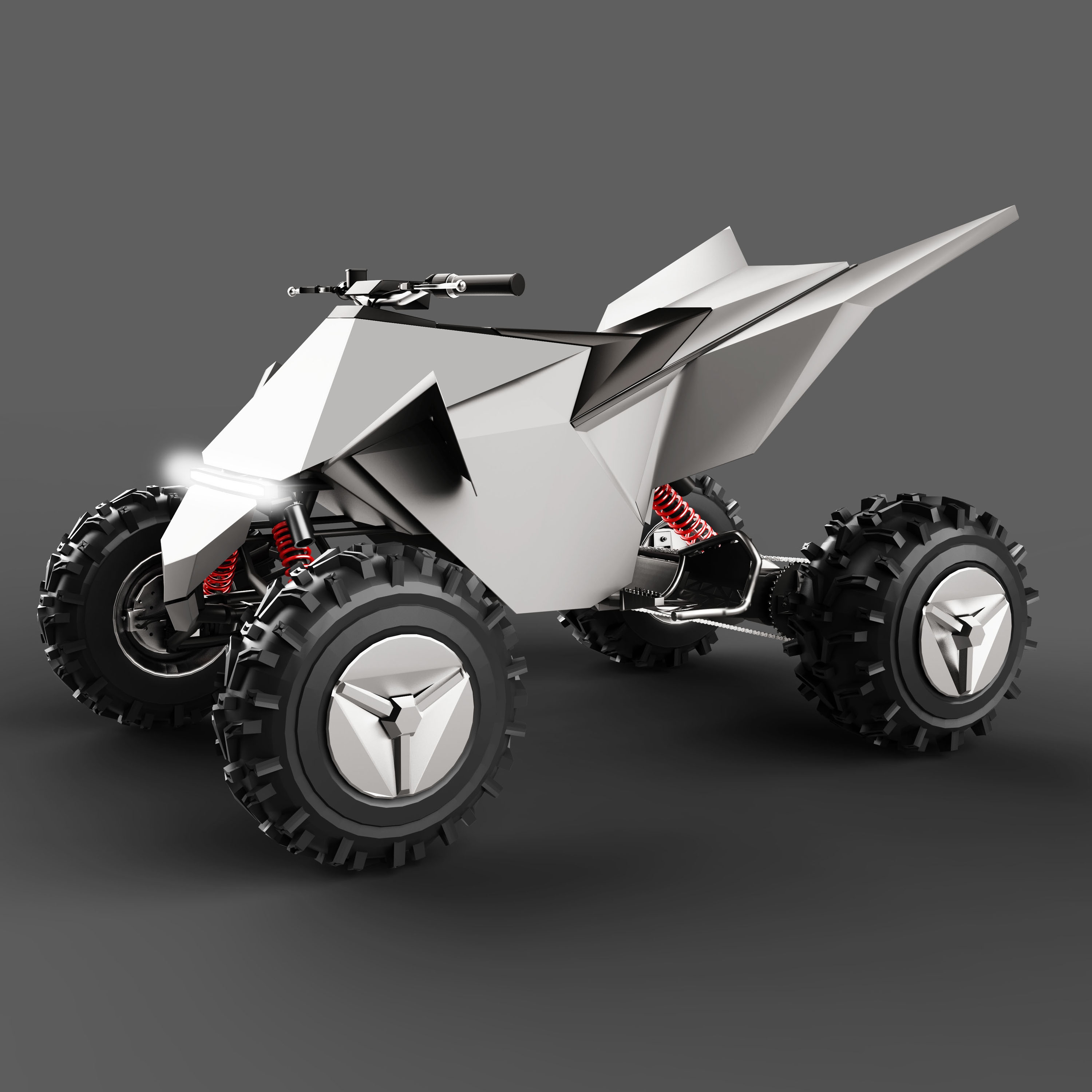 ATV，Tesla，Men's Toys，Toys，product design，Product rendering，scene，passion，