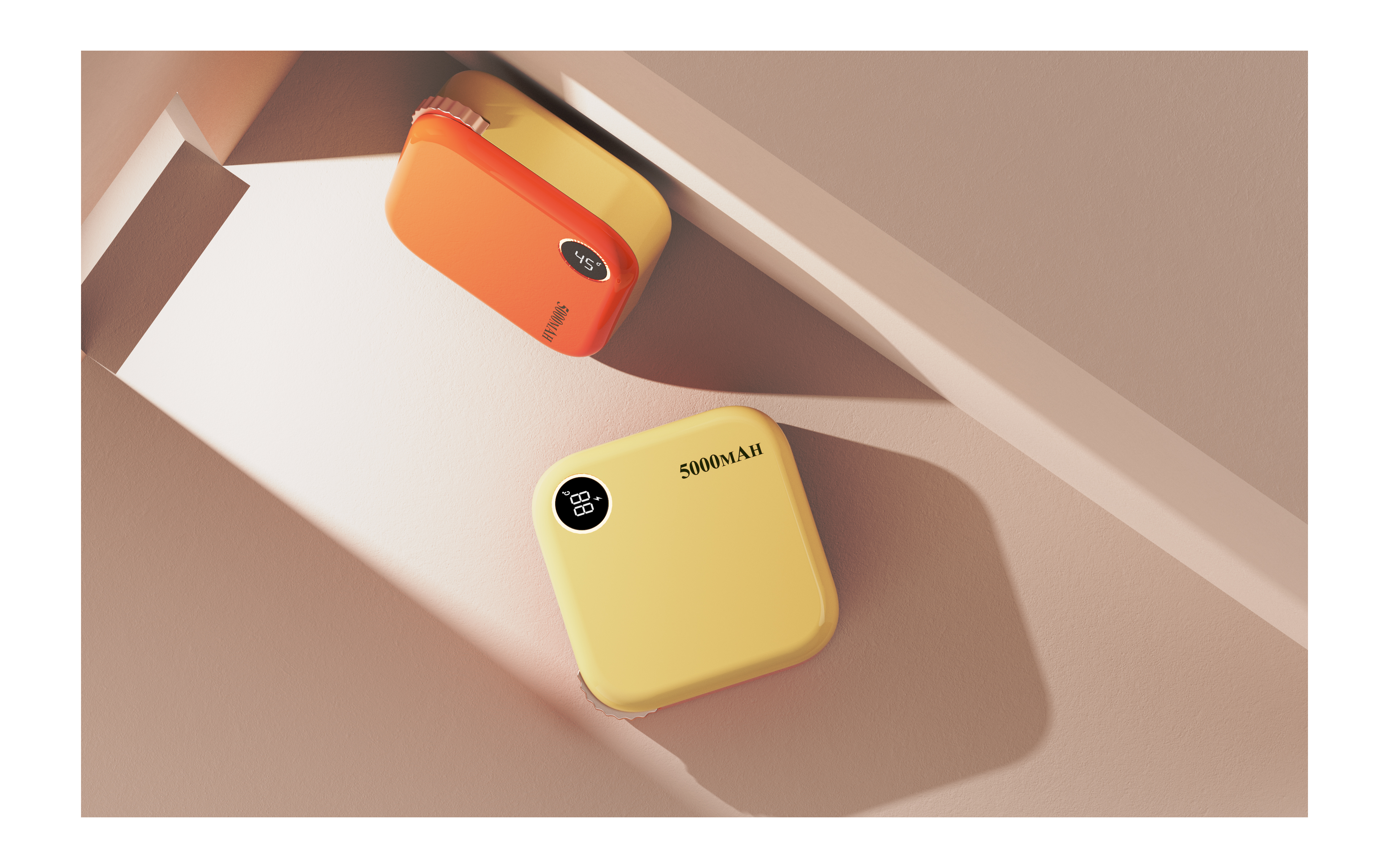 A warm hand treasure with temperature，