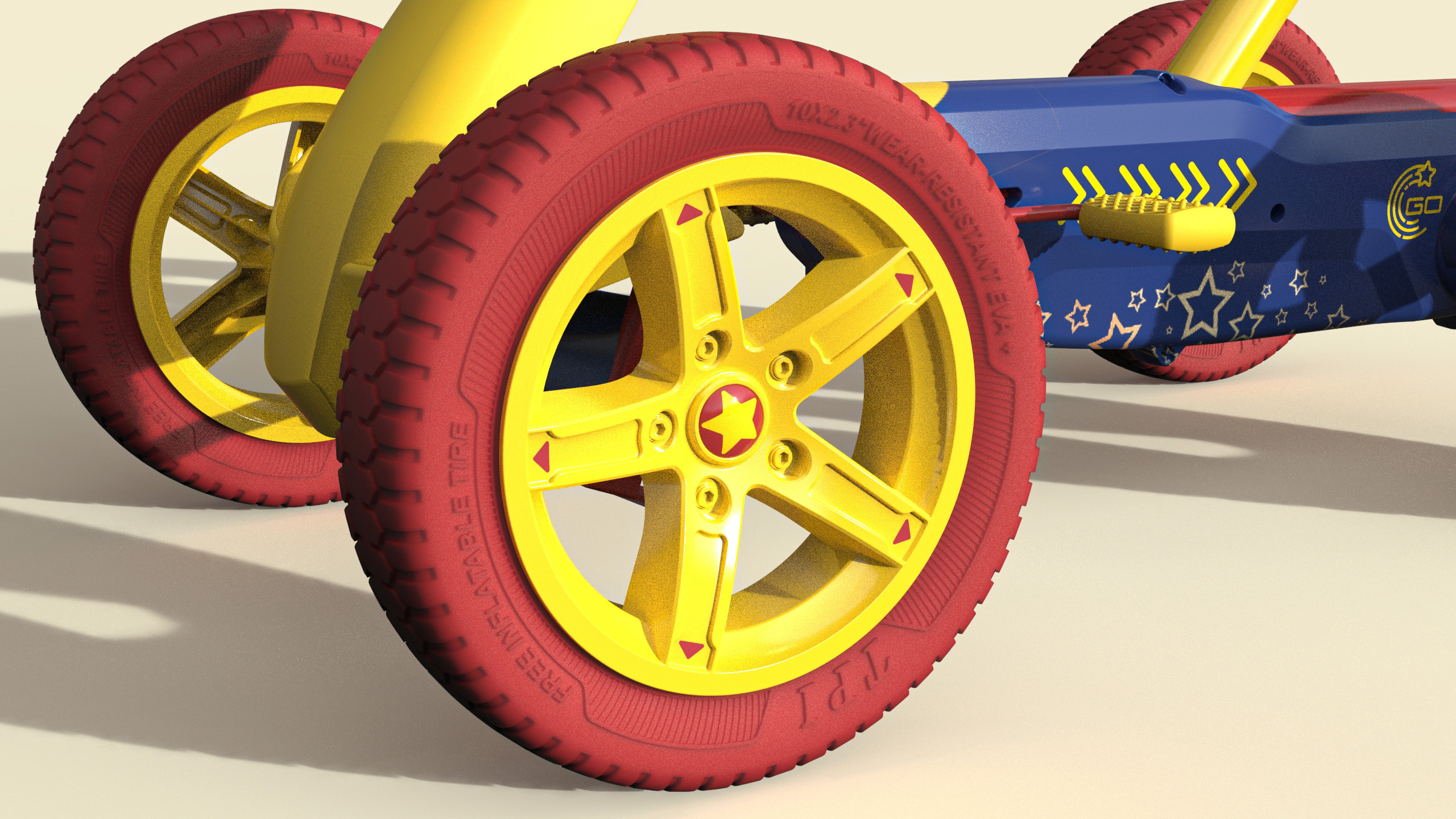 children，Children's car，Bicycle，