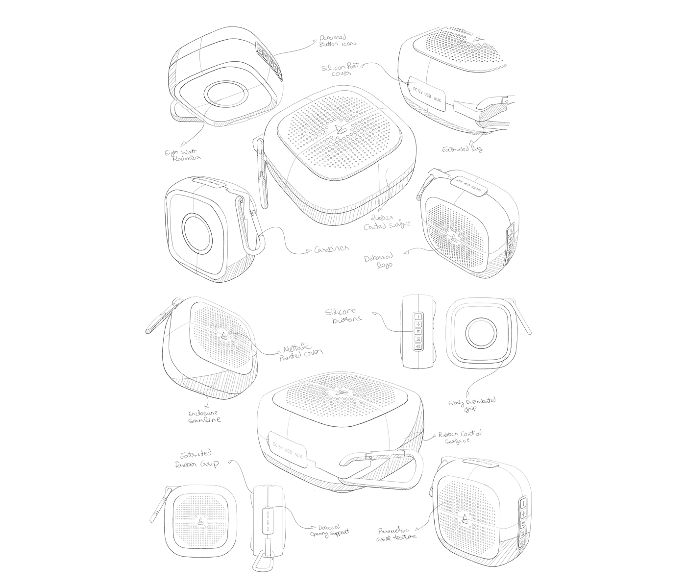 扬声器，音箱，产品设计，工业设计，design，