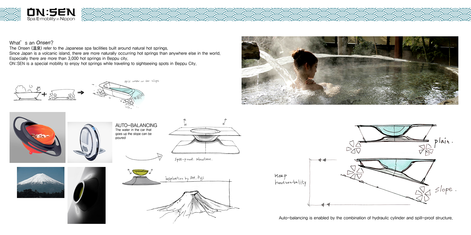 On：sen，Vehicle，Japan，hot spring，