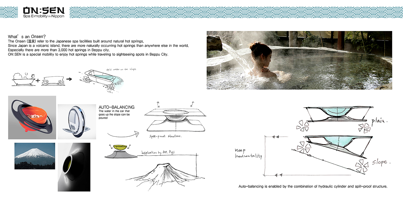 On：sen，Vehicle，Japan，hot spring，