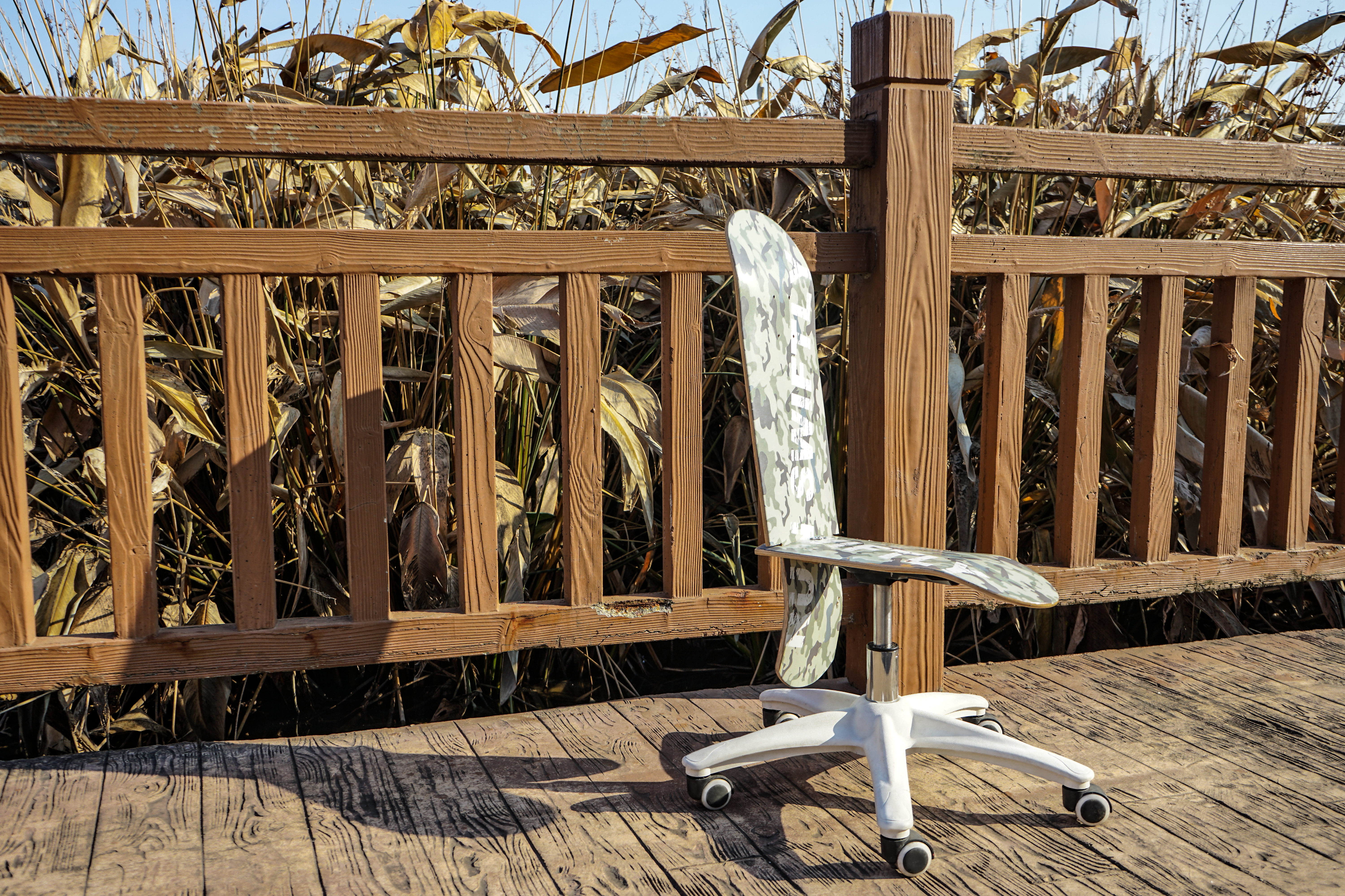 Skate，furniture，chair，Waste utilization，Reconstruction of old objects，