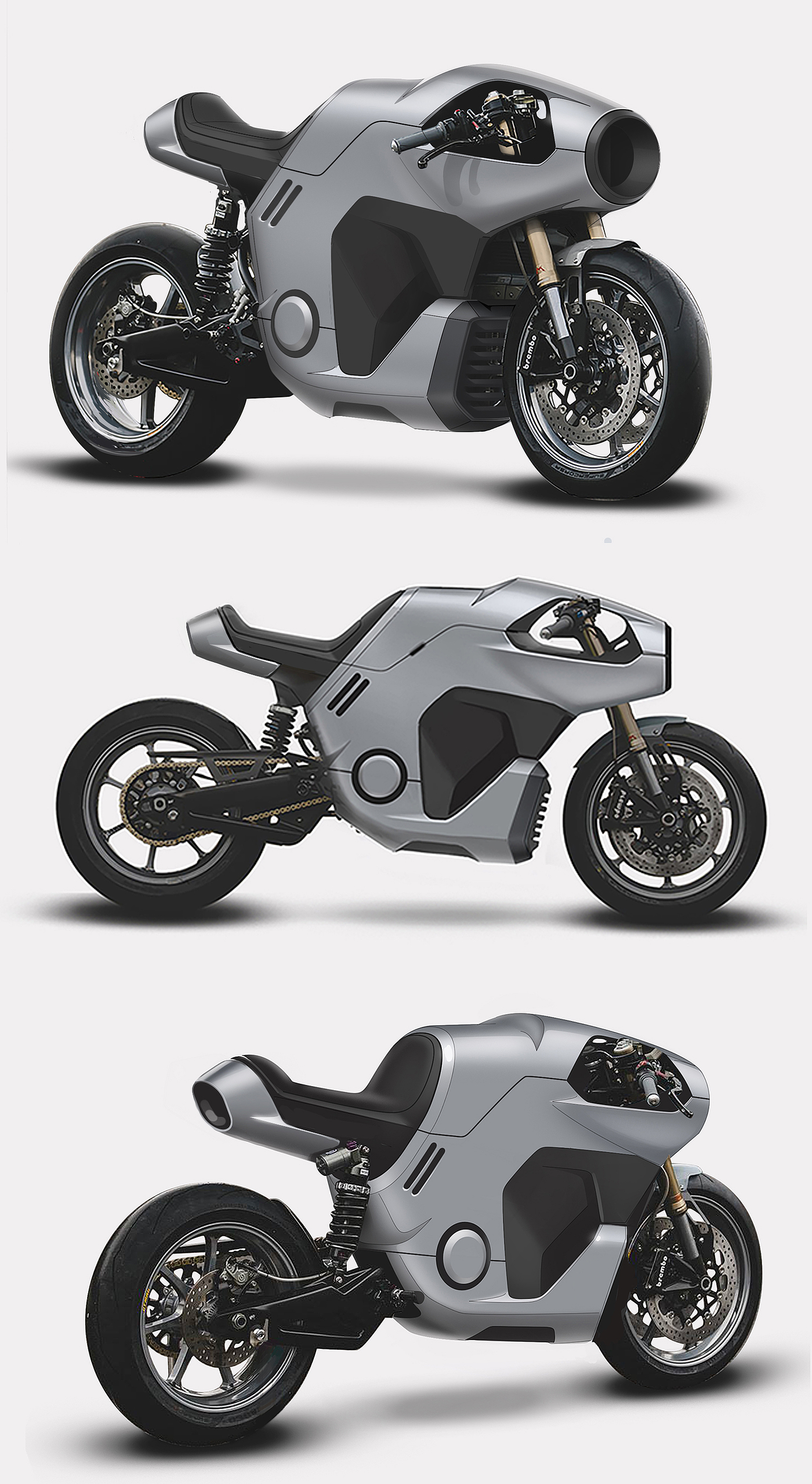 摩托车，交通工具，模型，3d，工业设计，