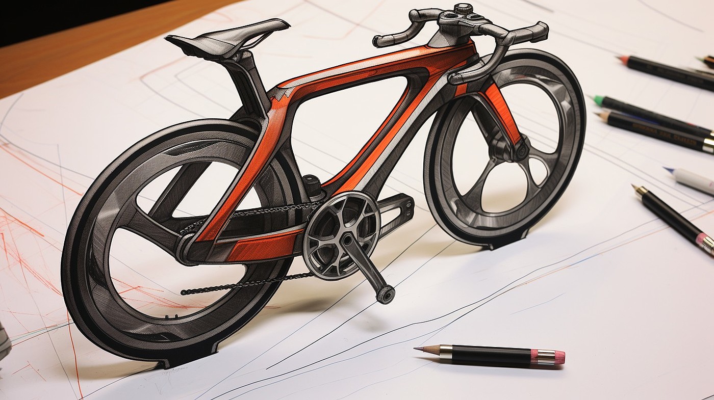 bicycle, creative, concept，bicycle, creative, concept，