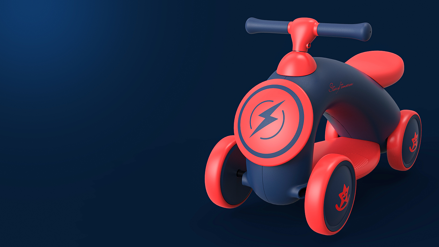 Children's scooter，industrial design，Taxi，Maternal and infant products，