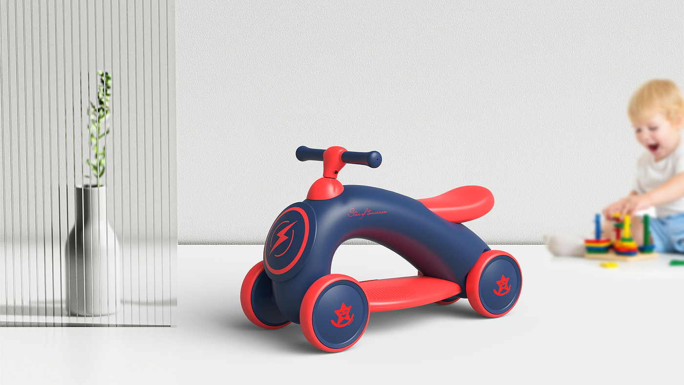 Children's scooter，industrial design，Taxi，Maternal and infant products，