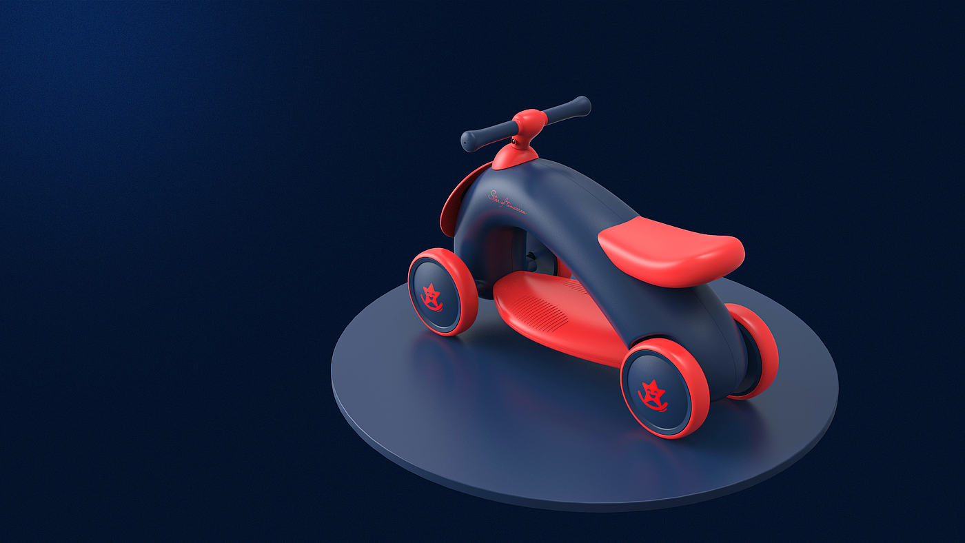 Children's scooter，industrial design，Taxi，Maternal and infant products，