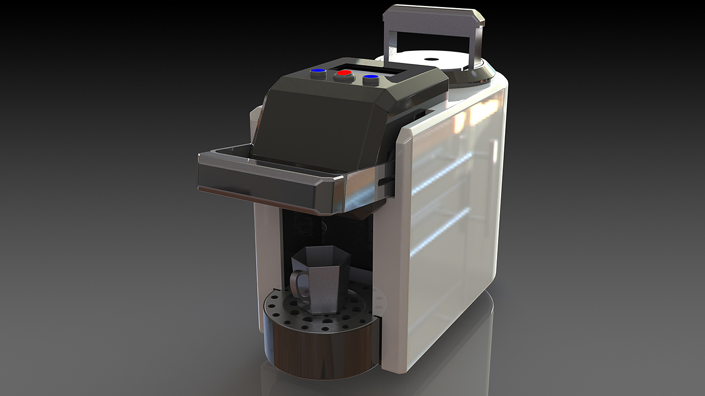 solidworks，modeling，Coffee machine，