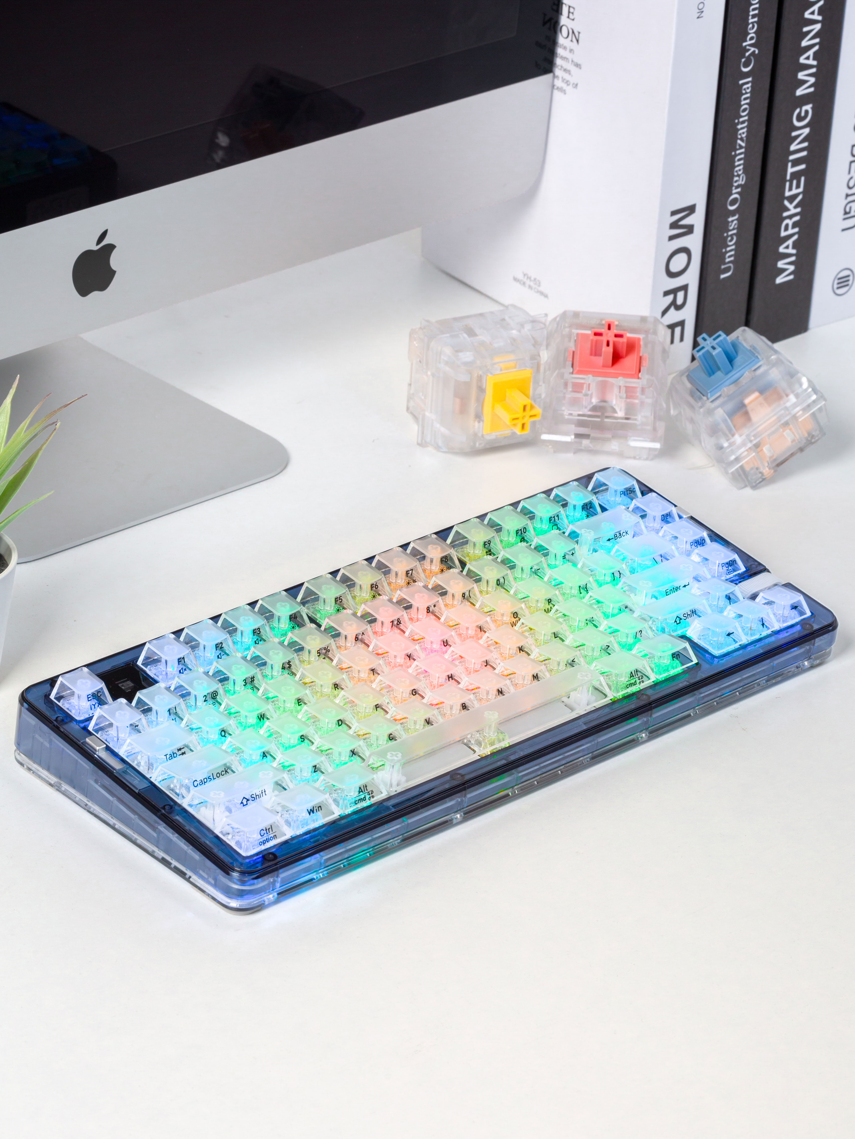 Magnetic Levitation · Keyboard · Gesture Control · Product Design，