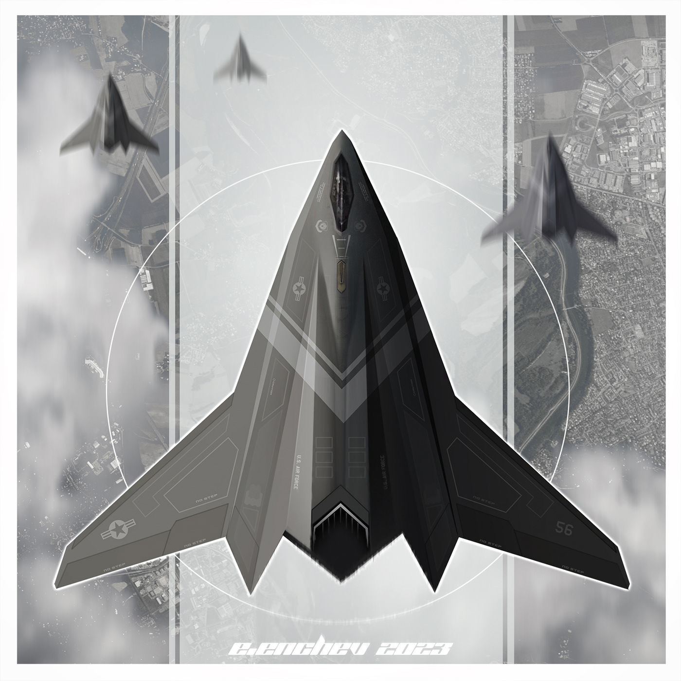 fighter，invisible，Jet aircraft，