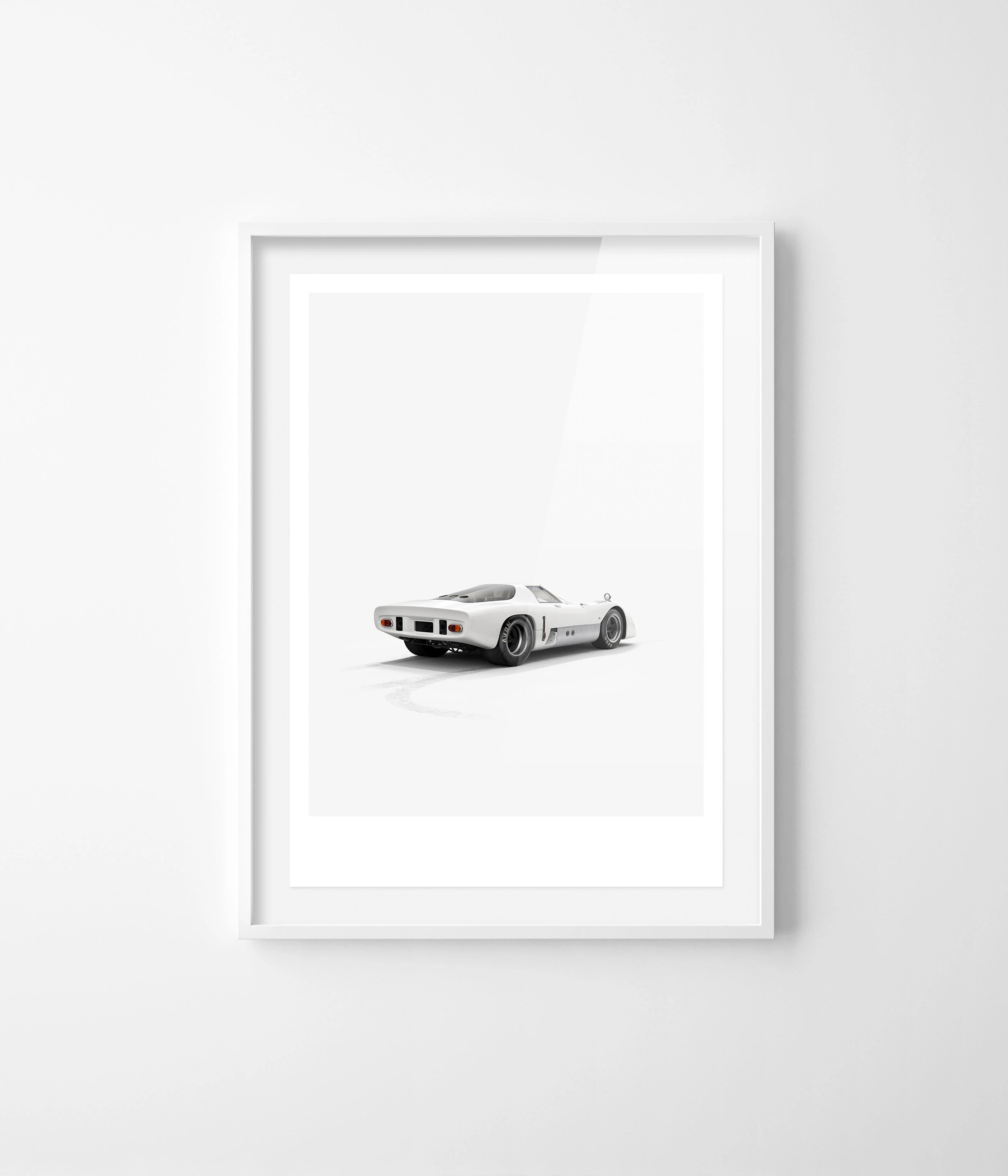 Sports car，cgi，pure white，