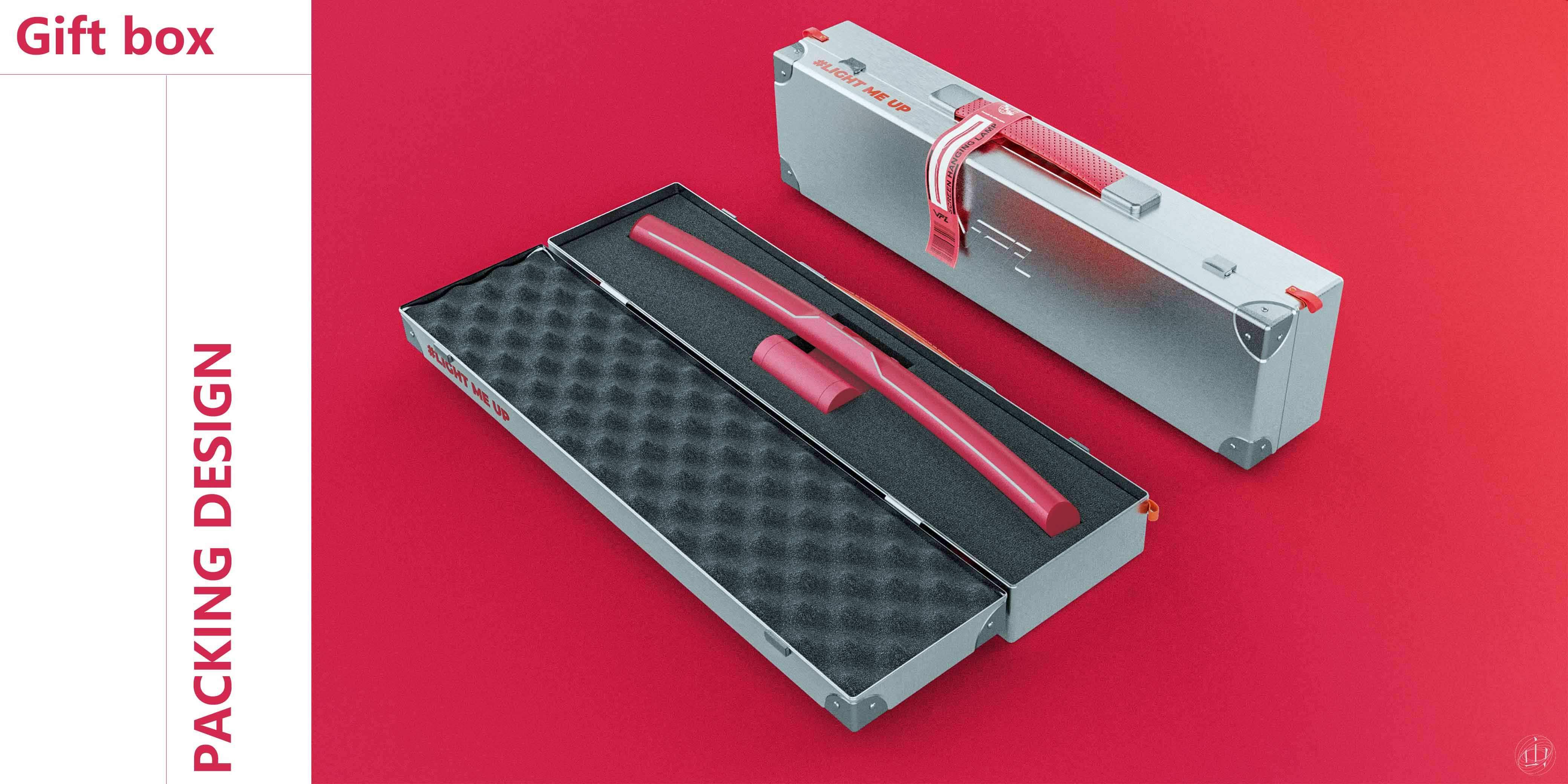 Screen hanging lamp design，