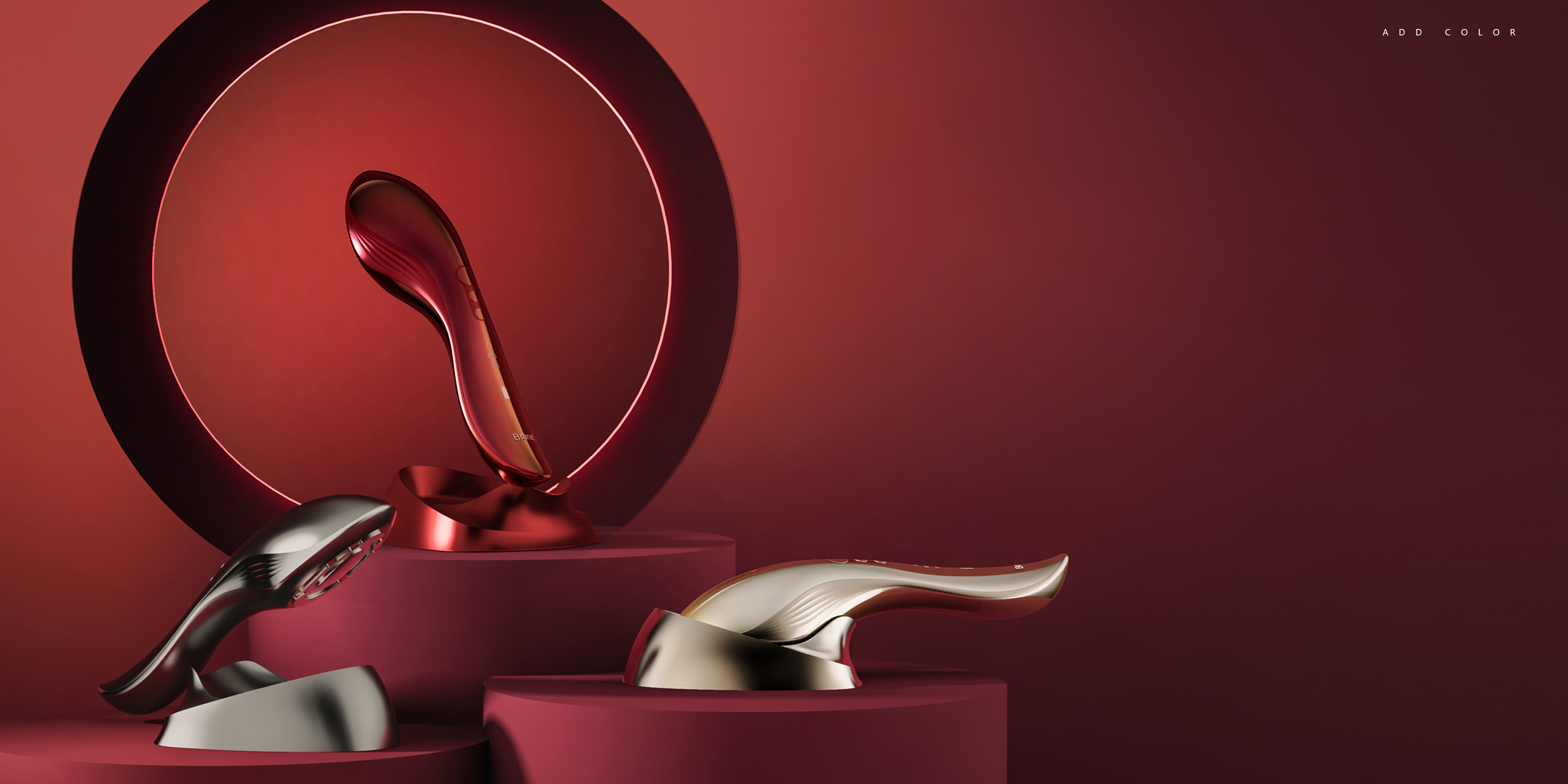 RF instrument, hand-held beauty instrument，