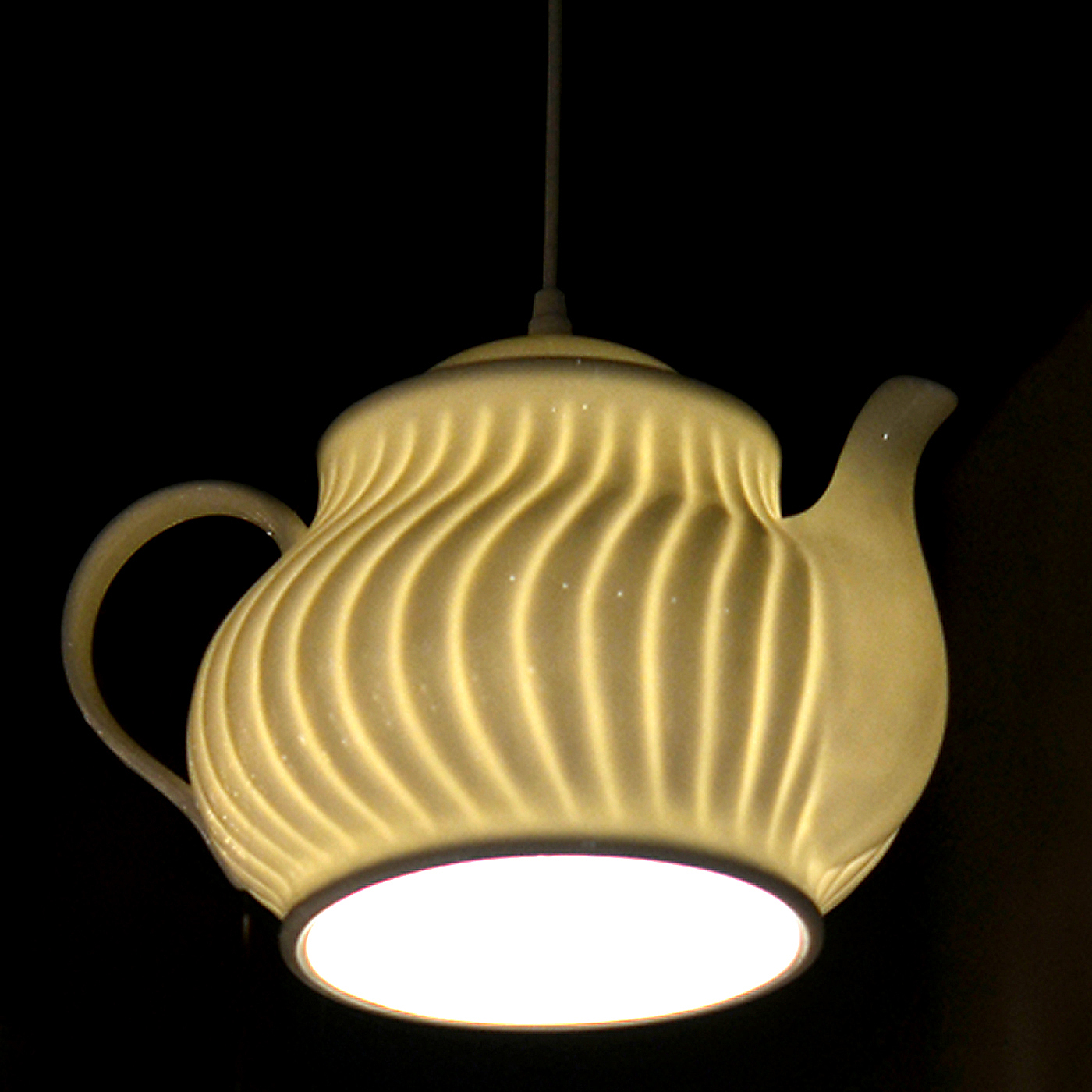 Original lighting，Creative teapot，Ceramic Chandelier，