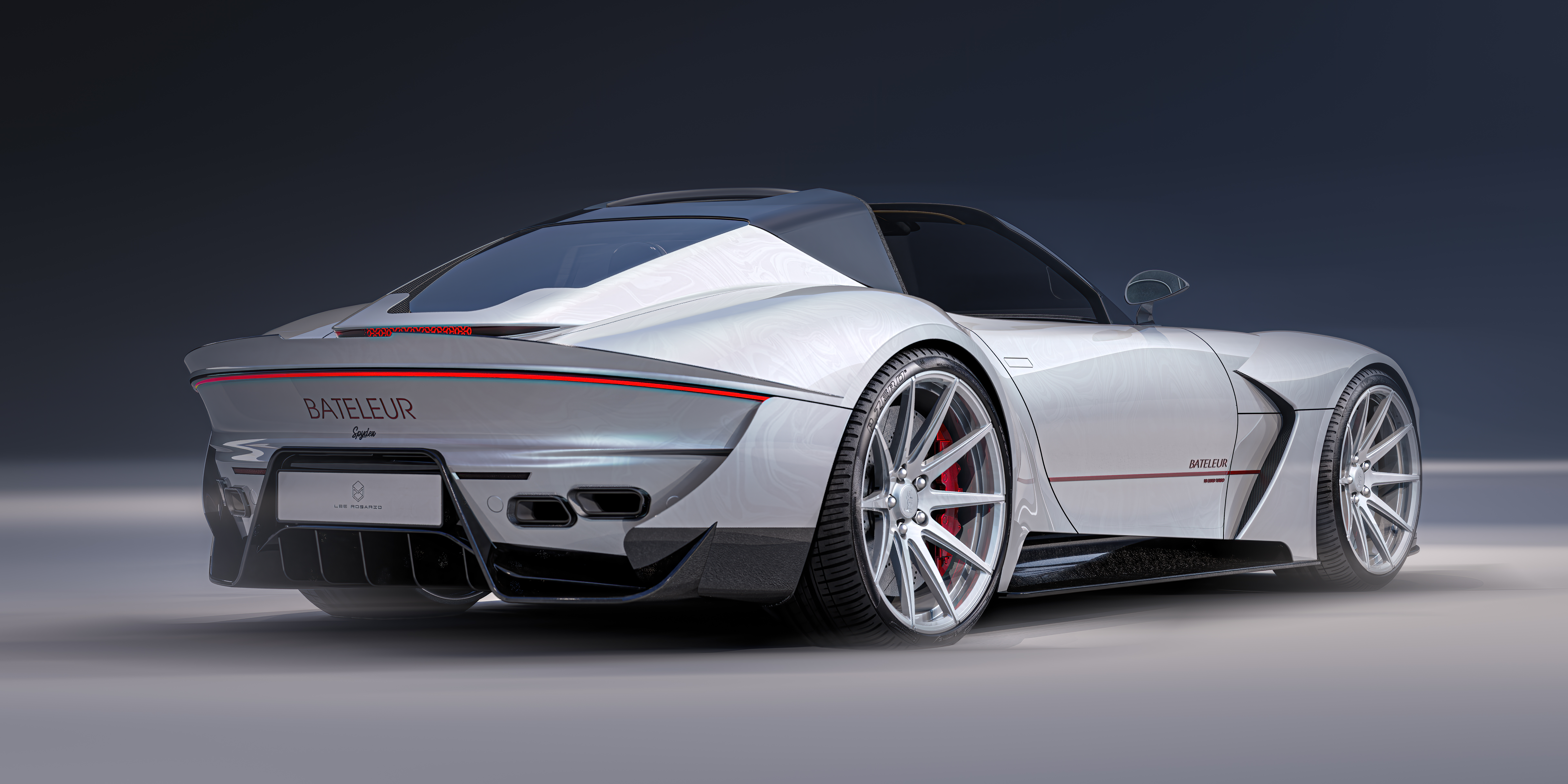 Design，conceptual design，Render，automobile，Sports car，Spyde，